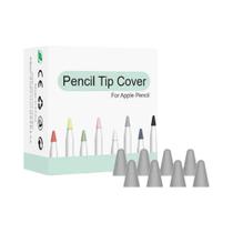 Capa De Silicone Para Ponta De Caneta Apple Pencil pro 3 2 1 USB C 2ª Geração, Estojo Protetor De