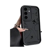 Capa De Silicone Para Samsung Galaxy S25 FE S24 S23 Ultra S22 plus A17 A14 A15 A55 A56 A36 A26 Com