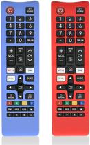Capa de silicone para Samsung Remote Alquar, capa à prova de choque x2