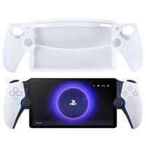 Capa de silicone para Sony Playstation Portal Qoosea - branca