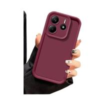 Capa De Silicone Para Xiaomi Redmi Note14 4G 5G Com Protetor De Lente De Câmera Traseira Fosca