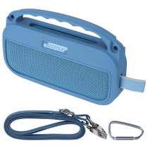 Capa de silicone Peyyargo compatível com alto-falante portátil Bose SoundLink Flex 2ª geração/Bose SoundLink Flex (Blue Dusk)