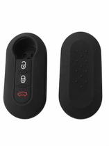 Capa de Silicone Preta para Chave Fiat 3 Botões. Capa de Silicone Preta para Chave Fiat 3 Botões.