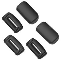 Capa de silicone preta para fivela do cinto de segurança YONZEE, kit com 5 Capa de silicone preta para fivela do cinto de segurança YONZEE, kit com 5