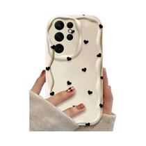 Capa De Silicone Preta Para Samsung Galaxy S25 S24 Ultra S23 S22 A56 A36 A26 A17 A07 Com Design De