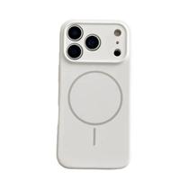 Capa De Silicone Sólido Macio Com Carregamento Magnético Sem Fio Magsafe Para iPhone 17 pro Max 17