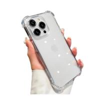 Capa De Silicone Transparente À Prova De Choque Para iPhone 16 15 14 13 12 11 pro XS Max XR 7 8 plus
