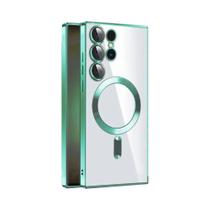 Capa De Silicone Transparente Com Proteção De Lente Para Samsung Galaxy S23 Fe S24 plus S25 Ultra