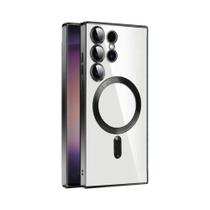 Capa De Silicone Transparente Com Proteção De Lente Para Samsung Galaxy S23 Fe S24 plus S25 Ultra