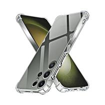 Capa De Silicone Transparente E Antichoque Para Samsung Galaxy S25 S24 S23 S22 Ultra plus