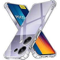 Capa De Silicone Transparente E Antichoque Para Xiaomi Poco M6 pro X7 X6 X5 F5 pro M5s C65 Pocophone