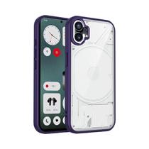 Capa De Silicone Transparente Fosca À Prova De Choque Para Nothing Phone 1 5G Com Amortecimento De