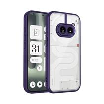 Capa De Silicone Transparente Fosca À Prova De Choque Para Nothing Phone 2A A142P Com Amortecimento