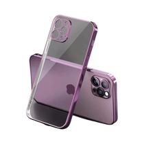 Capa De Silicone Transparente Para iPhone 11 12 13 14 15 pro Max Mini plus X XR XS Max 8 7 Capa