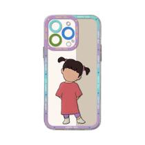 Capa de Silicone Transparente para iPhone 15, 14, 13, 12, 11, Mini, X, XR, XS, 6, 7, 8 e SE 2020