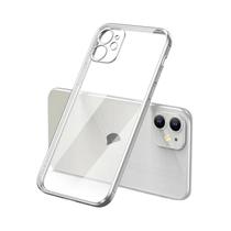 Capa de Silicone Transparente para iPhone - Luxo e Proteção (11, 12, 13, 14, X, XR, XS Max, 8, 7 Plus)