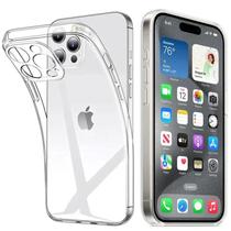 Capa De Silicone Ultra Fina E Transparente Para iPhone 16 15 14 13 12 11 pro Max Mini X XR XS Max 7