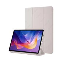Capa De Silicone Ultra Fina Para Xiaomi Redmi Pad 2 2025 Com Suporte Trifold Em Couro PU E Função
