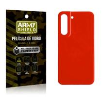 Capa De Silicone Vermelha Samsung S22 + Película De Vidro 3D