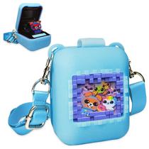 Capa de silicone XEGIMOR para animais de estimação digital Bitzee com cordão azul Capa de silicone XEGIMOR para animais de estimação digital Bitzee com cordão azul