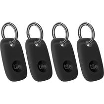 Capa de Silicone ZERODAMAGE SAHARA CASE Kit com 4 Unidades para Tile Pro Preta