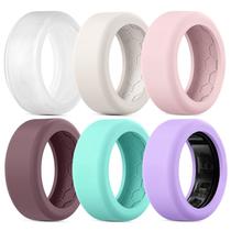 Capa de Silicone ZOOROO para Galaxy Ring Pacote com 6 unidades Capa de Silicone ZOOROO para Galaxy Ring Pacote com 6 unidades