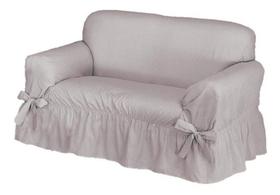 Capa De Sofá 2 Lugares Avulso Gorgurão Maquinetado - Palha Capa De Sofá 2 Lugares Avulso Gorgurão Maquinetado - Palha