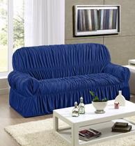 Capa de Sofá 3 Lugares 20 Elásticos Helanca Royal Capa de Sofá 3 Lugares 20 Elásticos Helanca Royal