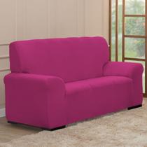 Capa De Sofá 3 Lugares Lisa Avulsa Coladinha Varias Cores Sala