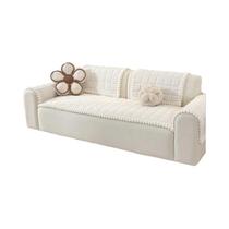 Capa De Sofá Antiderrapante Para Todas as Estações, Almofada Diagonal Em Uma Peça Para Sofá Em Linha