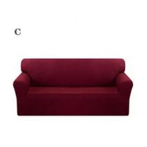 Capa de sofá antiderrapante toda a cor elástica incluída - generic