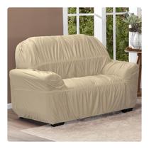 Capa De Sofá Avulsa Elasticada 2 Lugares Em Malha Palha - Shop Casa Nobre Capa De Sofá Avulsa Elasticada 2 Lugares Em Malha Palha - Shop Casa Nobre