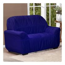 Capa De Sofá Avulsa Elasticada 2 Lugares Em Malha Royal - Shop Casa Nobre Capa De Sofá Avulsa Elasticada 2 Lugares Em Malha Royal - Shop Casa Nobre
