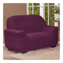 Capa De Sofá Avulsa Elasticada 2 Lugares Em Malha Shop Casa Nobre Lenharo Enxovais