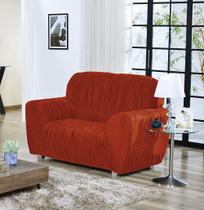 Capa De Sofá Avulsa Elasticada 2 Lugares Em Malha Telha - Shop Casa Nobre Capa De Sofá Avulsa Elasticada 2 Lugares Em Malha Telha - Shop Casa Nobre