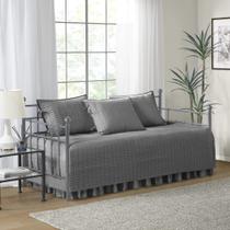 Capa de sofá-cama Comfort Spaces Kienna Luxe, dupla face, cinza