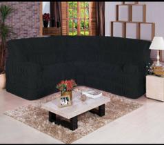 Capa de sofa Canto 5 a 6 lurages Malha gel 21 elasticos