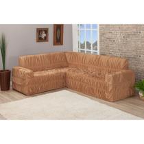 Capa De Sofa Canto De 9 Lugares Elasticada Malha Gel