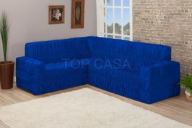Capa De Sofa Canto De 9 Lugares Elasticada Malha Gel