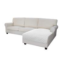 Capa de sofá Capa de sofá secional em forma de L fácil de usar