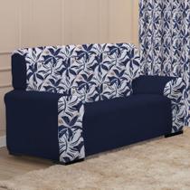 Capa De Sofá de 4 Lugares Avulsa 1 PEÇA Coladinha Mista Decoração Sala Ajustável