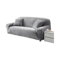 Capa De Sofá De Veludo Elástica Grossa E Aconchegante Para Sofá De 1/2/3/4 Lugares Em Forma De L