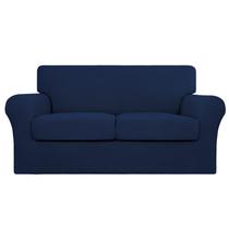 Capa de sofá Easy-Going Stretch de 3 peças para Loveseat Navy