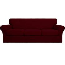 Capa de sofá Easy-Going Stretch Soft para cães, lavável e vinho Capa de sofá Easy-Going Stretch Soft para cães, lavável e vinho