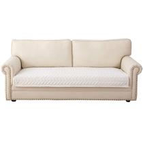 Capa de sofá Eismodra para sofá secional 3 almofadas 90x120cm branca