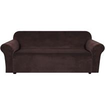 Capa de sofá H.VERSAILTEX Stretch Velvet 3 Cushion Sofá 180-230 cm Capa de sofá H.VERSAILTEX Stretch Velvet 3 Cushion Sofá 180-230 cm