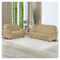 Capa De Sofa Lisa 2 E 3 Lugares Malha Gel Cores Variadas