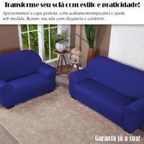 Capa De Sofa Lisa 2 E 3 Lugares Malha Gel Cores Variadas