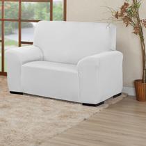 Capa De Sofá Lisa Coladinha Avulsa 2 Lugares Varias Cores Sala