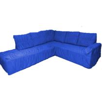 Capa de Sofa Para Canto Chaise Em Malha Gel Elasticada (Sala, Decoração, Aconchego, Protetora)